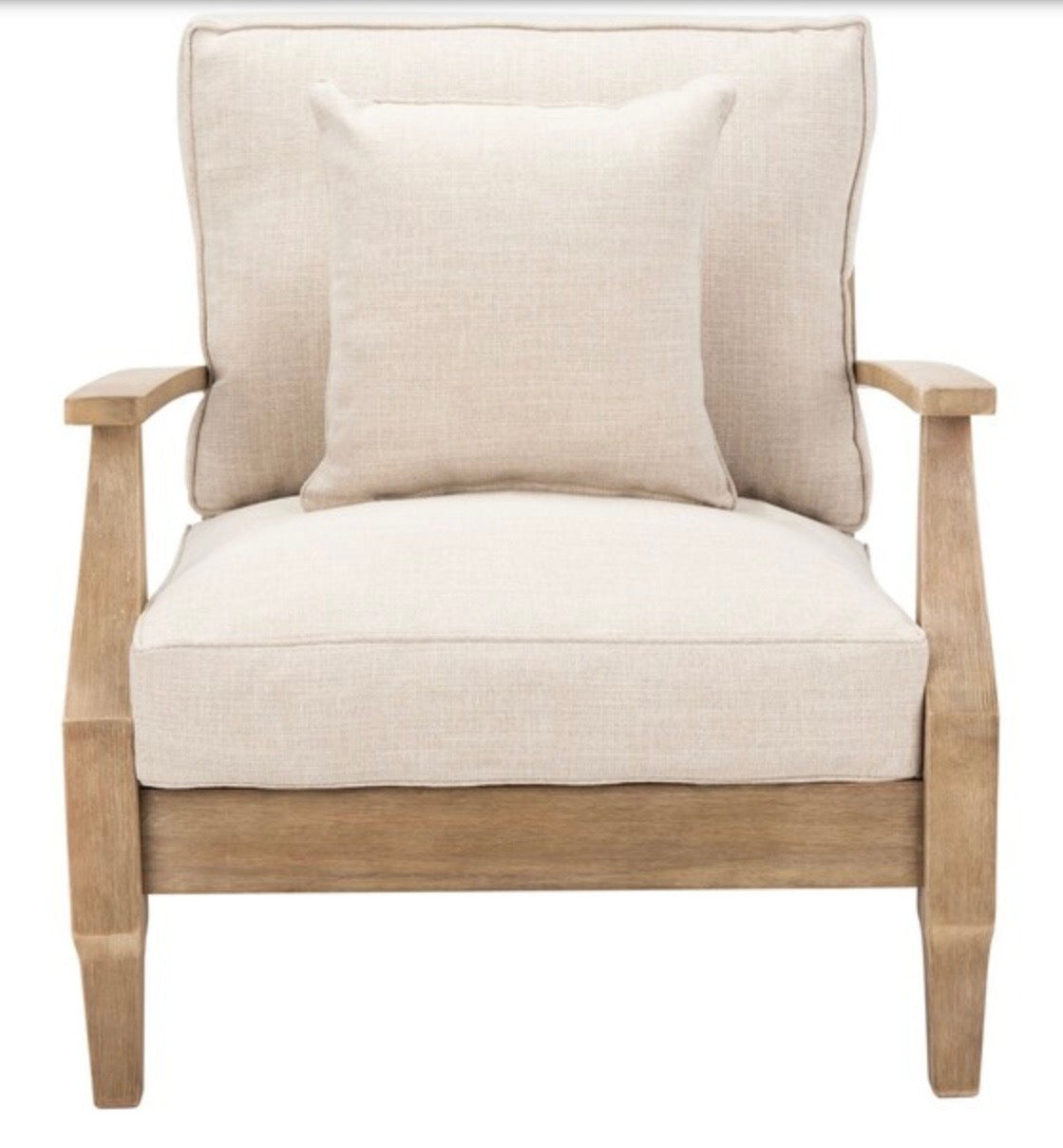3 Piece Patio Cushions for Martinique Wood Patio Armchair - CHAIR NOT INCLUDED (Seat dimensions 30x35x32”)