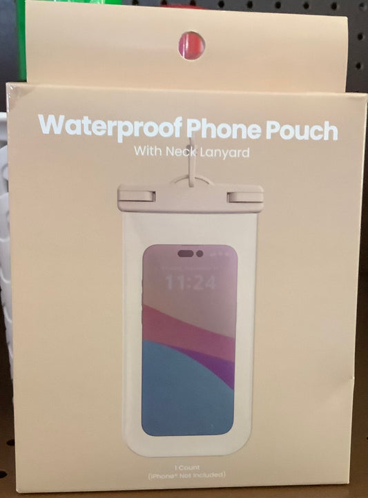 Waterproof Phone Pouch-Tan