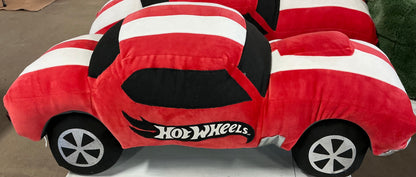Hot Wheels Classic Light up Car Kids' Novelty Cuddle Plush Pillow Red - Minor Cosmetic Damage (see pictures)