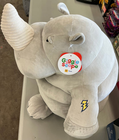 21" Rhino Stuffed Animal - Gigglescape™ - MINOR COSMETIC DAMAGE (SEE PICTURES)