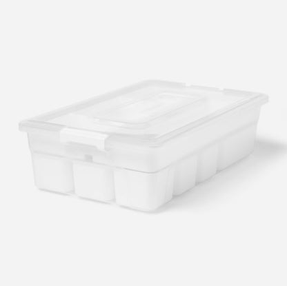 5.6L Sort It Storage Container with 9 Shallow Cups - Brightroom™ - Some Damage to Corner (see pictures)