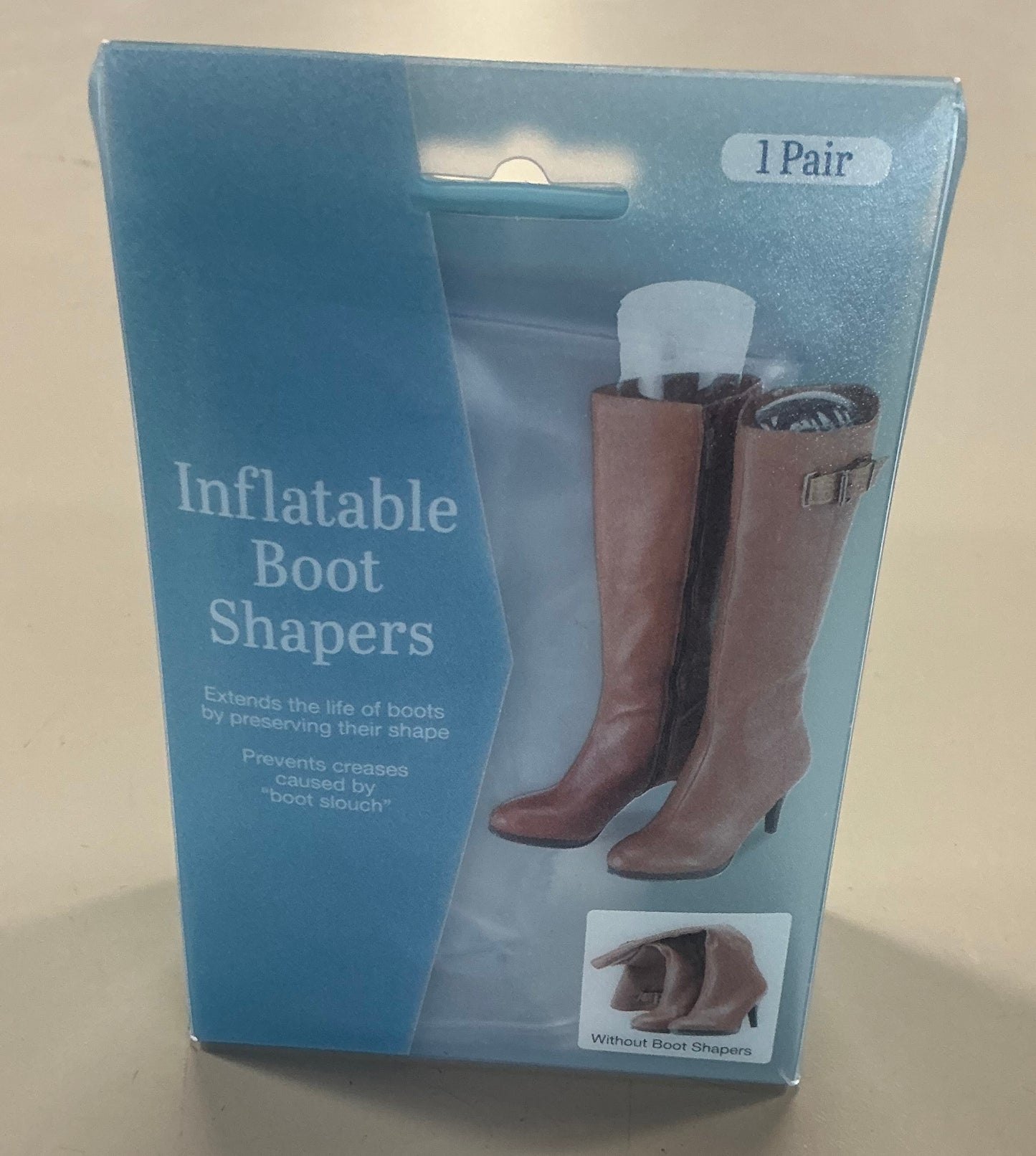 Inflatable Boot Shaper - Clear Plastic