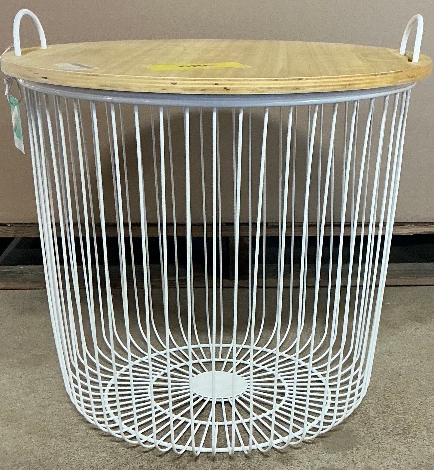 Wire Kids' Storage Floor Bin - White - Minor Cosmetic Damage (see pictures)