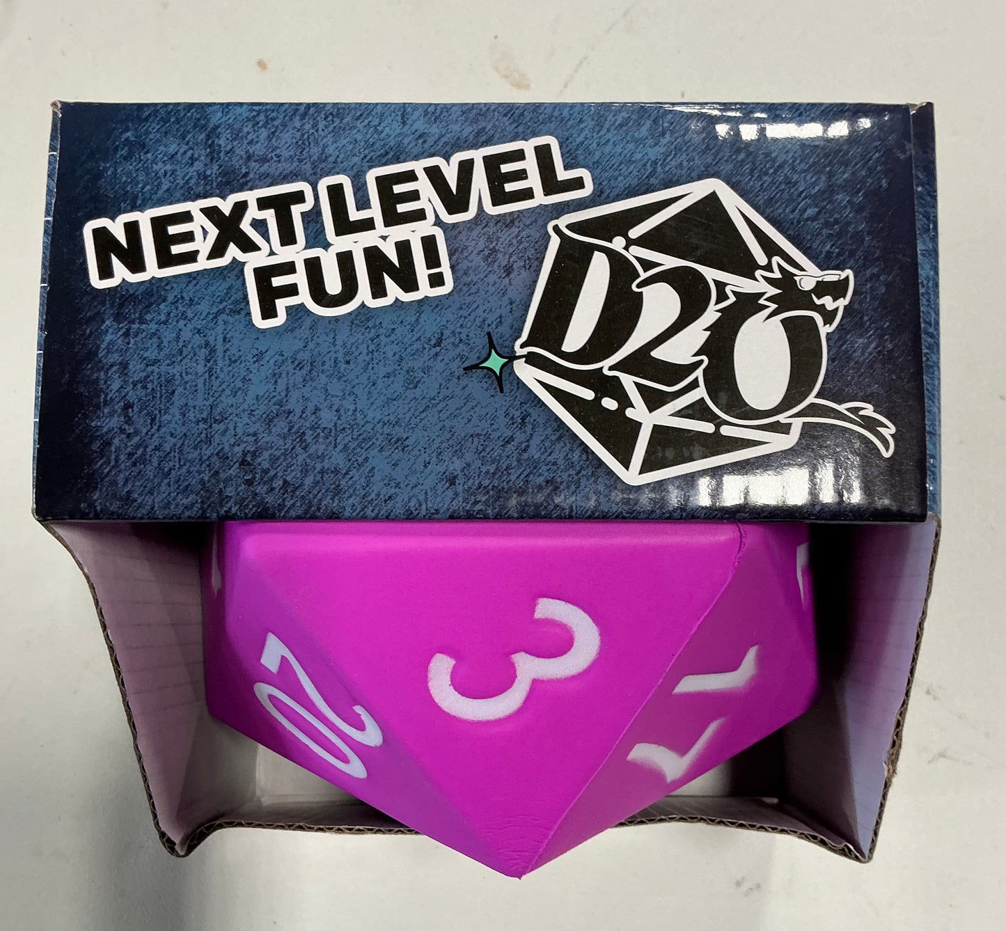Kess Jumbo Foam Dice Game Purple