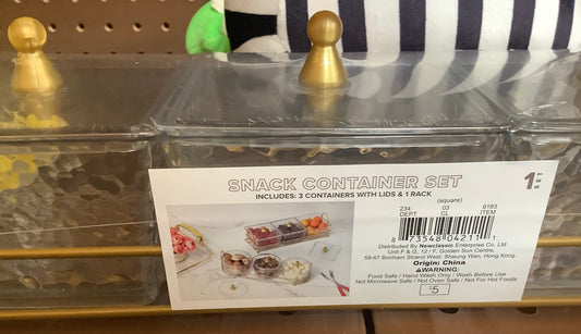 SNACK CONTAINER SET