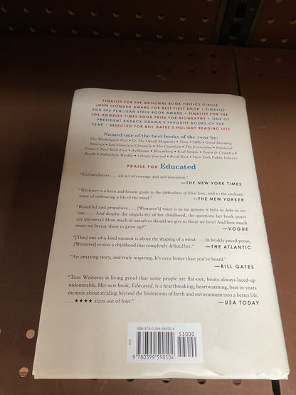 Educated- by Tara Westover