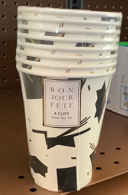 Bonjour Fête Graduation Cap
Cups (8 ct)