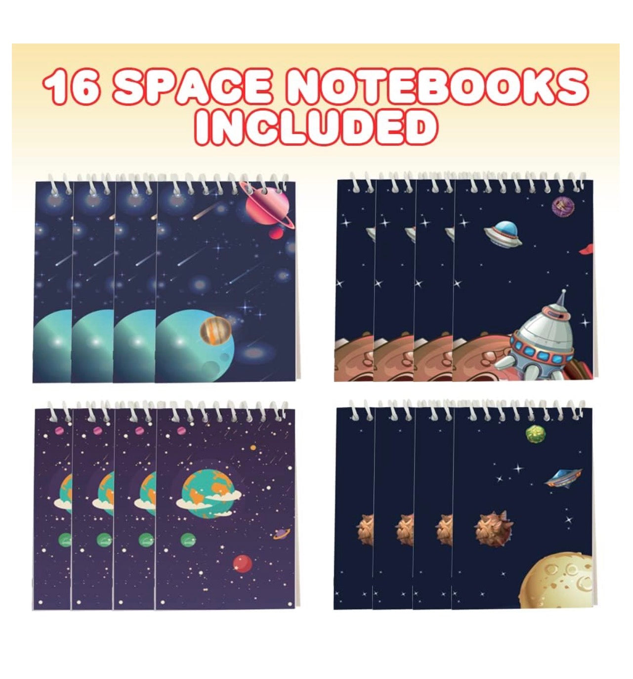 ArtCreativity Mini Notebooks - set of 16 notebooks - Assorted Designs