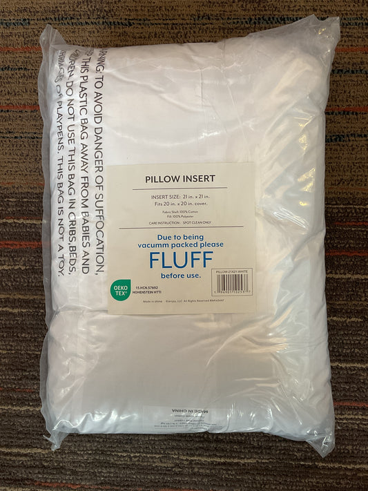 Pillow Insert 21 in x 21in