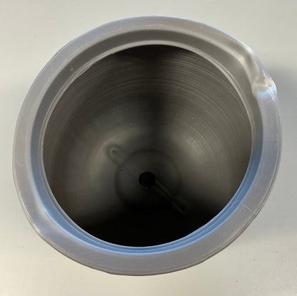 Fluted Outdoor Planter - Gray - 8" - Threshold™ - Minor Shipping Damage (see pictures)