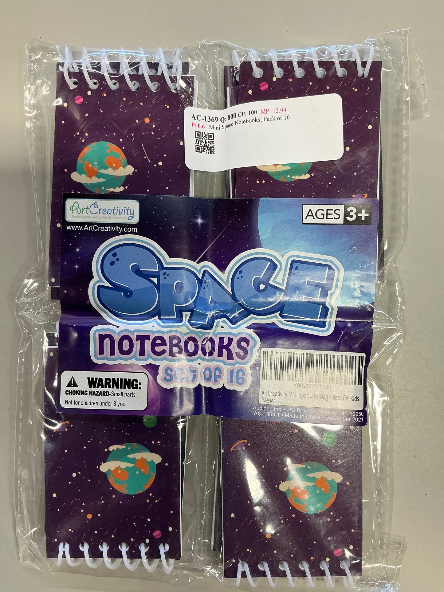ArtCreativity Mini Notebooks - set of 16 notebooks - Assorted Designs