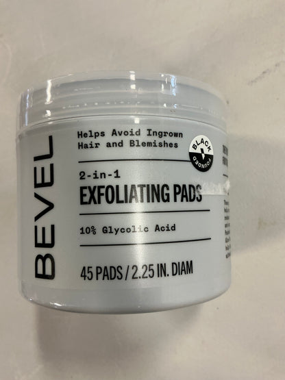 Bevel Exfoliating Toner Pads for Face, 10% Glycolic Acid