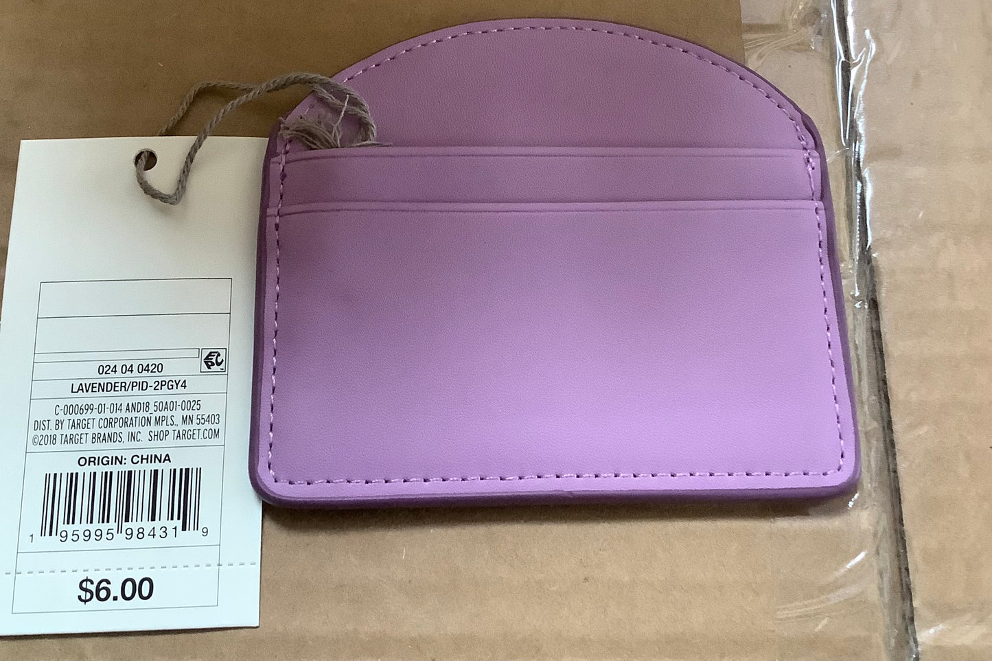 Lilac Card Holder