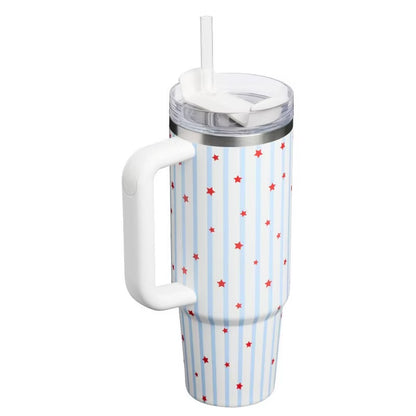 Stanley 30oz Stainless Steel Flowstate Quencher H2.0 Tumbler - MINOR COSMETIC DAMAGE DUE TO SHIPPING (see pictures) - Some May Be Missing Straws