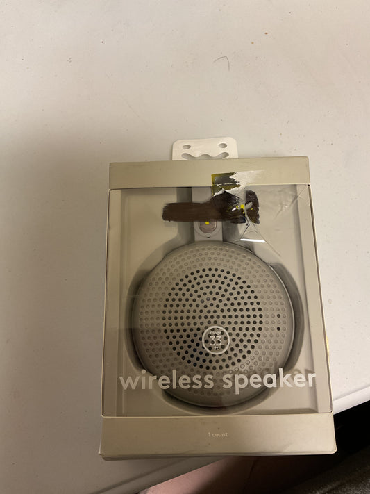 Waterproof Wireless Speaker- 33Ft Range, Gray