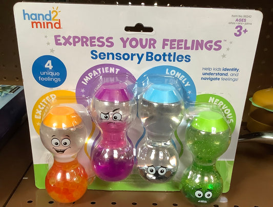 Express Your Feelings Sensory Bottles