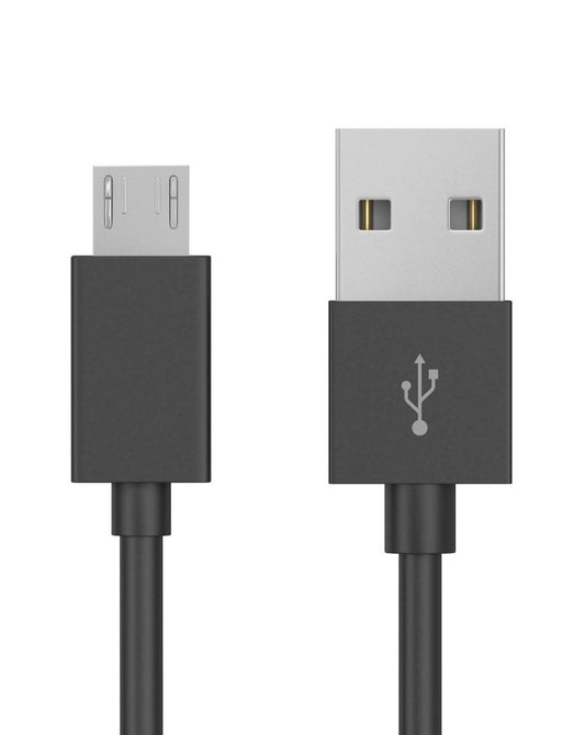 4ft TPU Micro USB to USB-A Cable - Black