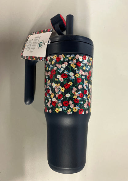 Vera Bradley x Reduce - 24oz Insulated Stainless Steel Straw Tumbler