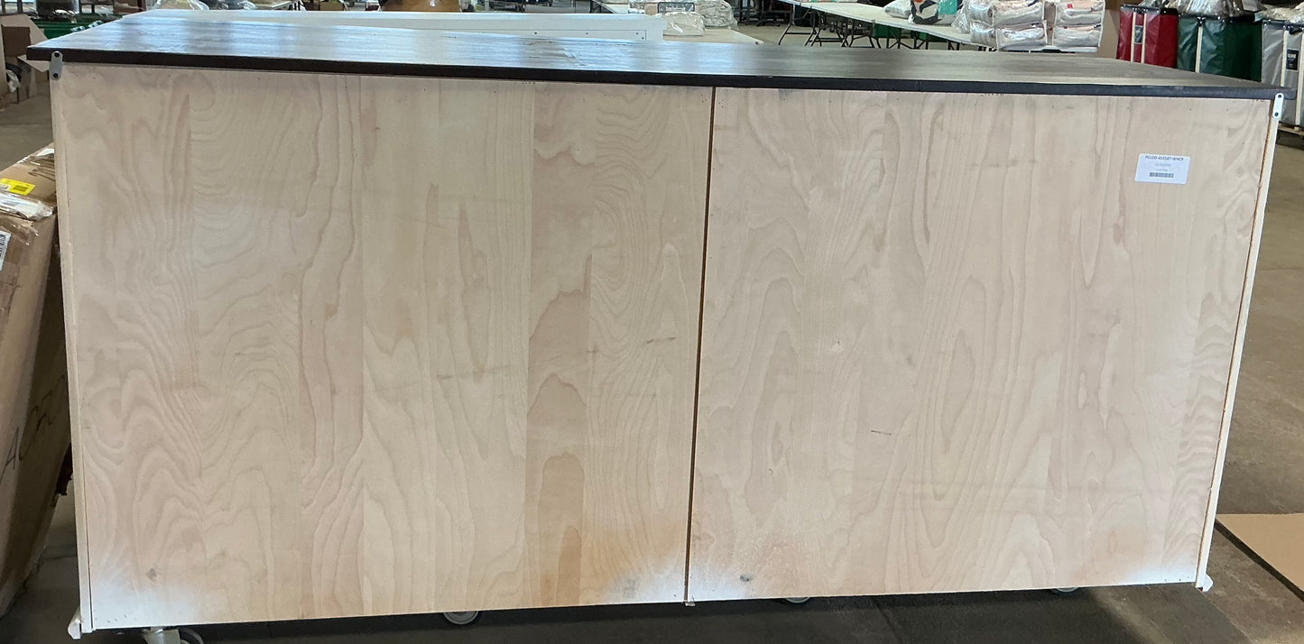 THRIFTY 70 - Large Dog Crate And Divider - Open Box - USED/DAMAGED, MISSING BARS (See Pictures)- FINAL SALE- NO RETURNS - AS IS