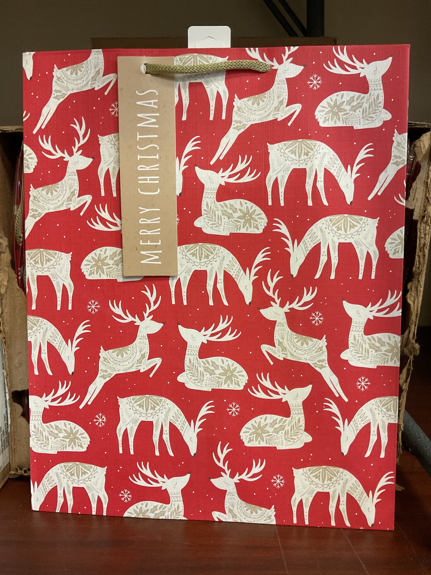 Reindeer Gift Bag