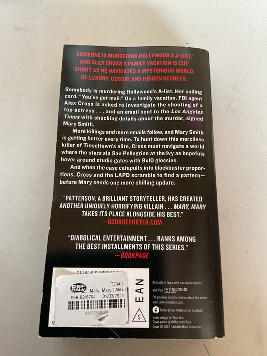 James Patterson Mary, Mary (paperback)