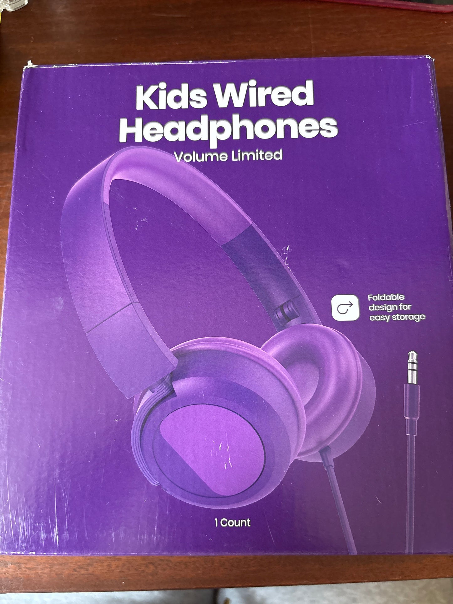 Gems Wired Headphones - Purple: On-Ear, 3.5mm Jack, Foldable Design