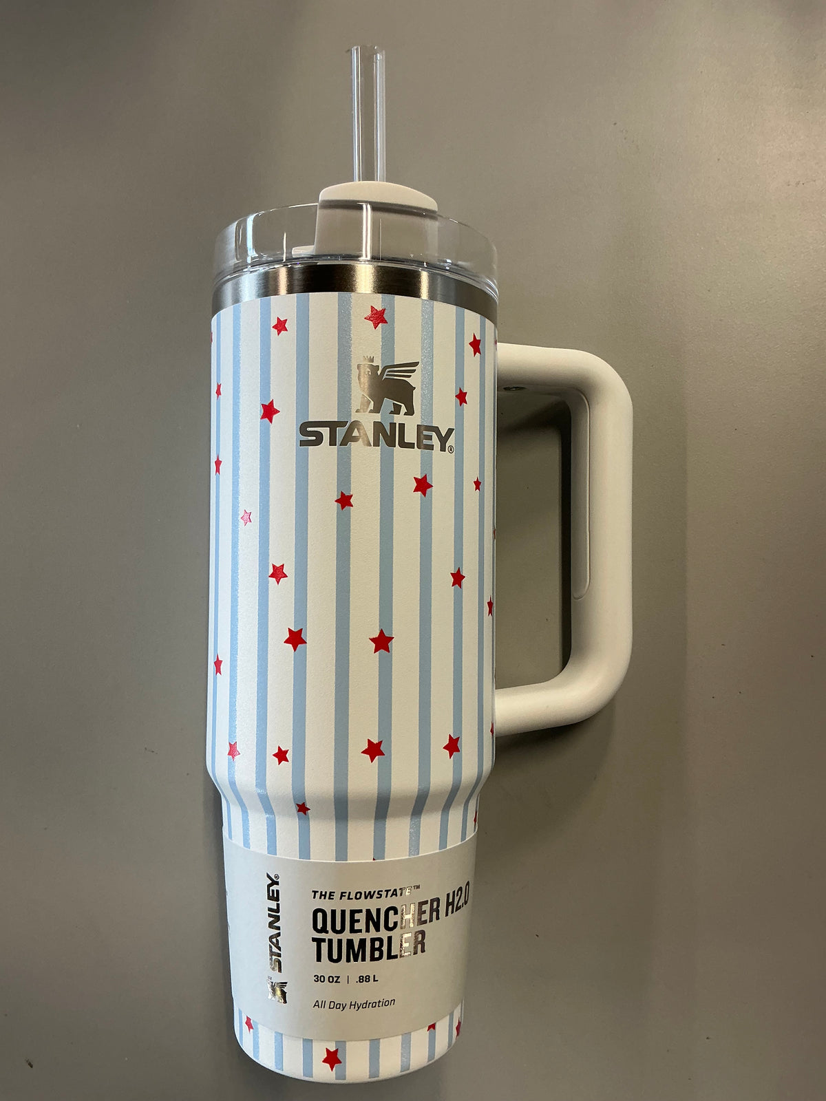 Stanley 30oz Stainless Steel Flowstate Quencher H2.0 Tumbler - MINOR COSMETIC DAMAGE DUE TO SHIPPING (see pictures) - Some May Be Missing Straws