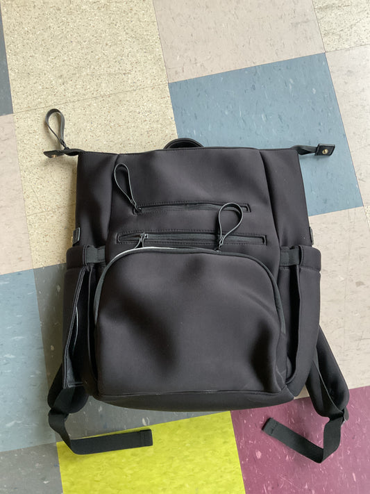 Boxy diaper backpack- Black