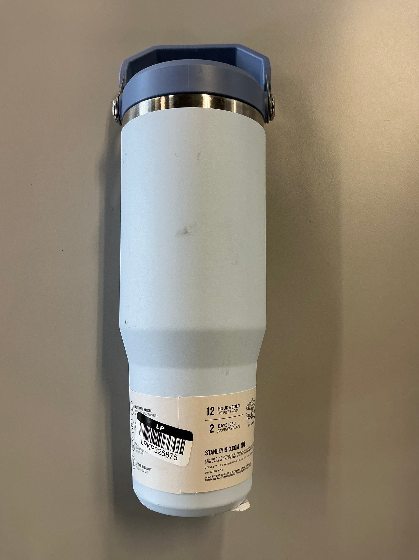 Stanley 30oz Stainless Steel IceFlow 2.0 Flip Straw Tumbler - MINOR COSMETIC DAMAGE DUE TO SHIPPING (see pictures)