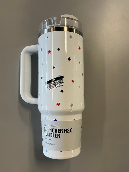 Stanley 30oz Stainless Steel Flowstate Quencher H2.0 Tumbler - MINOR COSMETIC DAMAGE DUE TO SHIPPING (see pictures) - Some May Be Missing Straws