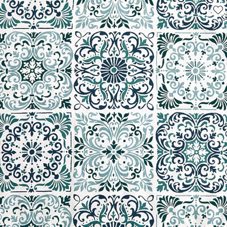 Jenny Martinez - Emma - 3-pc. Geometric Reversible Quilt Set - Blue Opal - FULL/QUEEN
