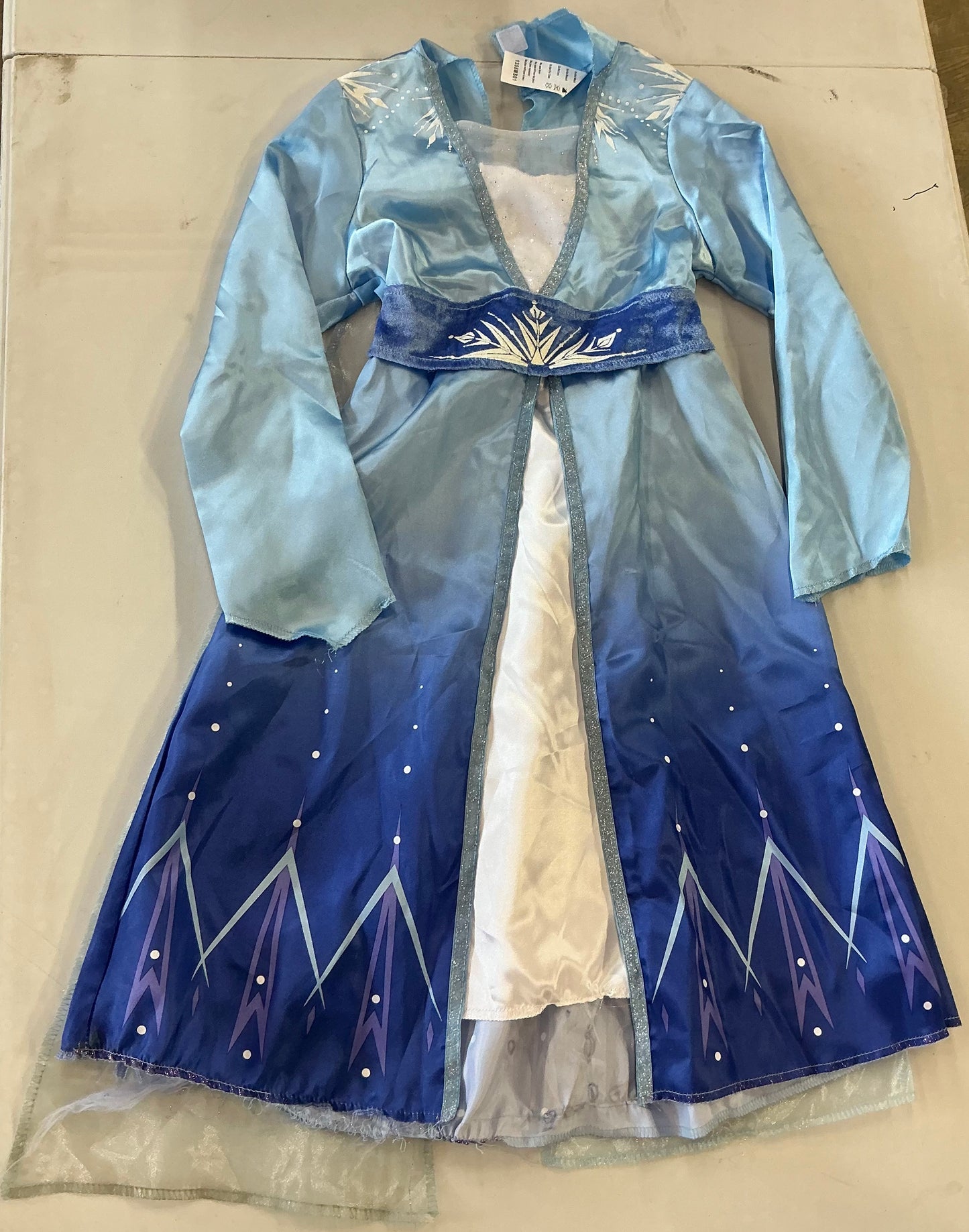 THRIFTY 70 - Disney Frozen 2 Elsa Travel Dress Size 4-6 - Open Box - USED (See Pictures)- FINAL SALE- NO RETURNS - AS IS