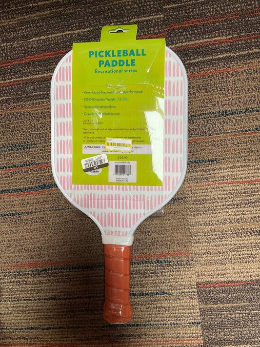 Pickleball Paddle-Flower/lemon design