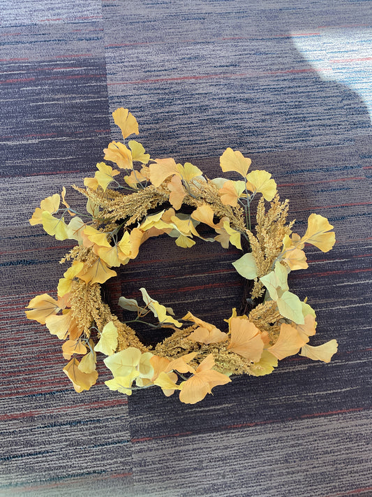 Yellow Fall Wreath