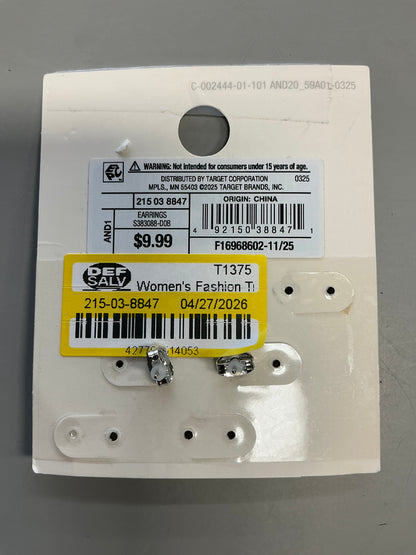 Fashion Jewelry- Silver Plated -  Missing Pieces (see pictures) May Have Damaged Packaging