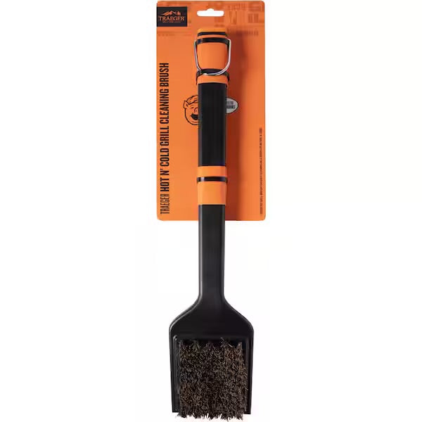 Traeger - BBQ Hot n Cold Bristle Cleaning Brush for Grill
