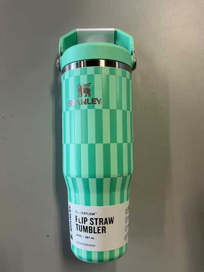 Stanley 30oz Stainless Steel IceFlow 2.0 Flip Straw Tumbler - MINOR COSMETIC DAMAGE DUE TO SHIPPING (see pictures)