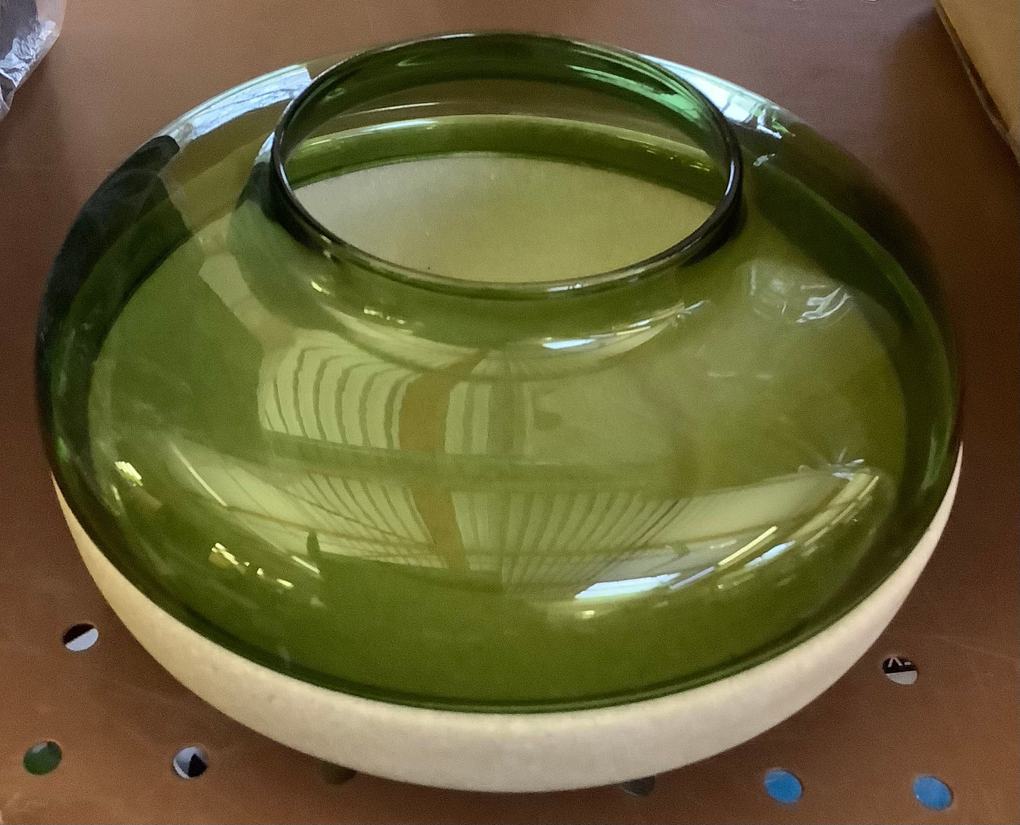 JIA INC LANTERN & SHADE VASE +
TEA LIGHT HOLDER I GREEN