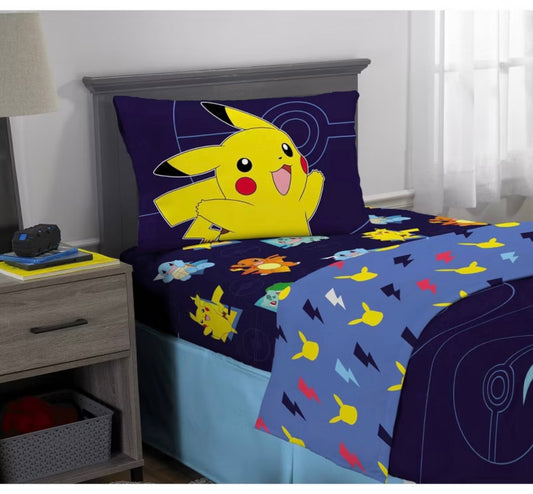 Pokemon Groove Kids' Sheet Set - Twin
