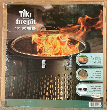 TIKI Firepit 18” Screen - Open Box