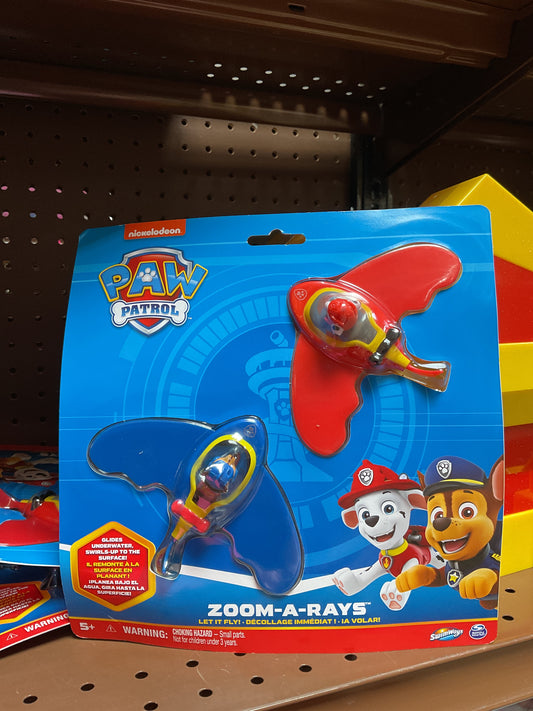 (Clearance)FINAL SALE SwimWays Paw Patrol Zoom-a-Rays Pool & Diving Water Toys