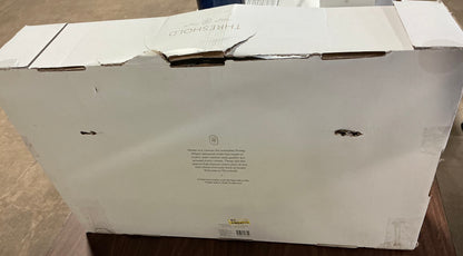 24x15 Arch Wall Mirror with Shelf and Pegs Brown/Black - Open Box (see pictures, may have some minor cosmetic damage) - FOR PICKUP ONLY