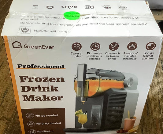 Greenever Slushie Machine for Home 15-60 Minutes with 7
Preset Programs & 4 Hours Freshness for Home Frozen Drink
Milkshakes Margaritas Frappes