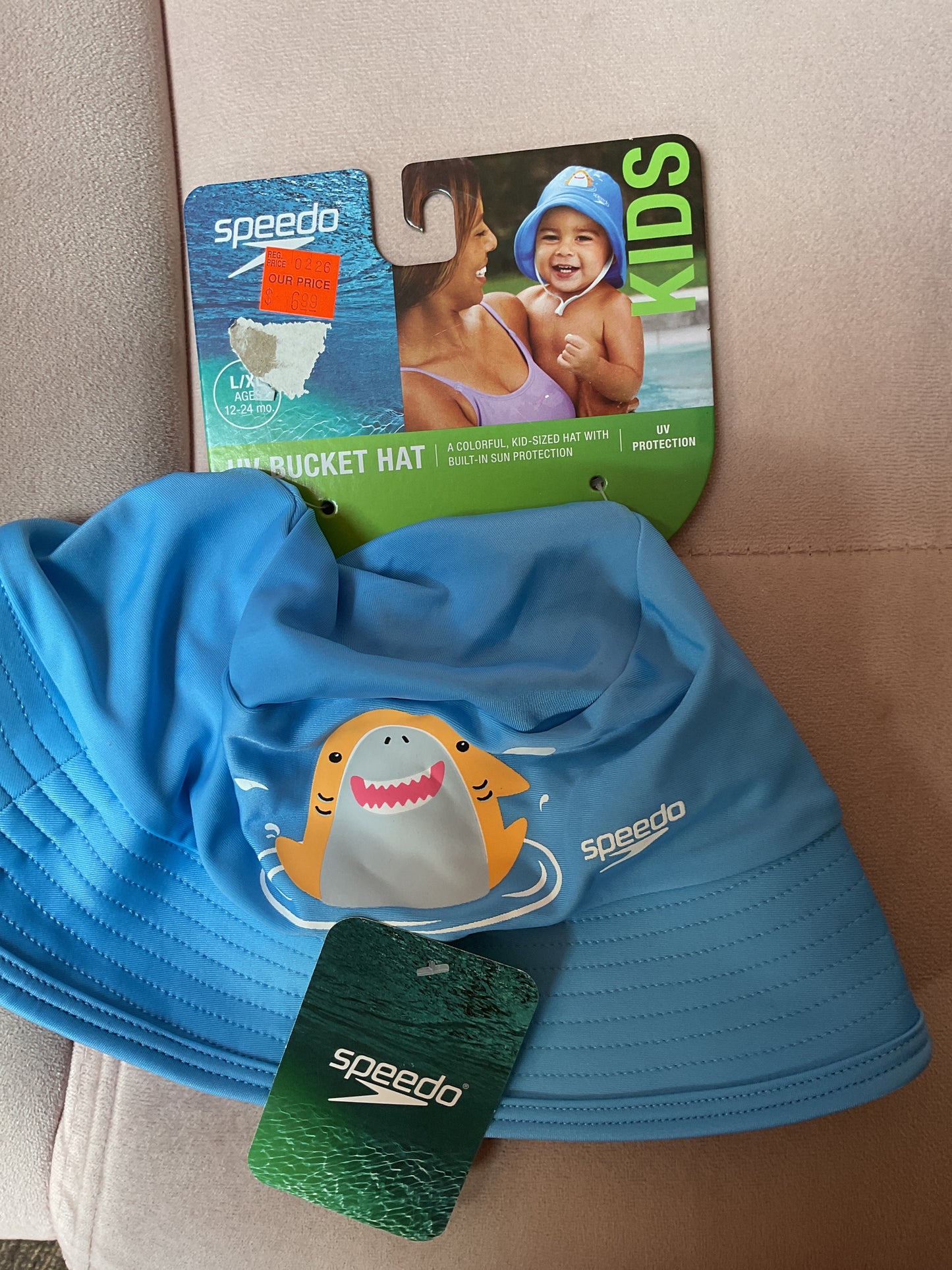 (Clearance) FINAL SALE Speedo Kids' Bucket Hat - L/XL