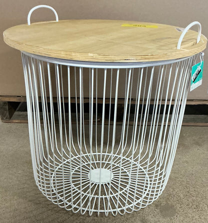 Wire Kids' Storage Floor Bin - White - Minor Cosmetic Damage (see pictures)