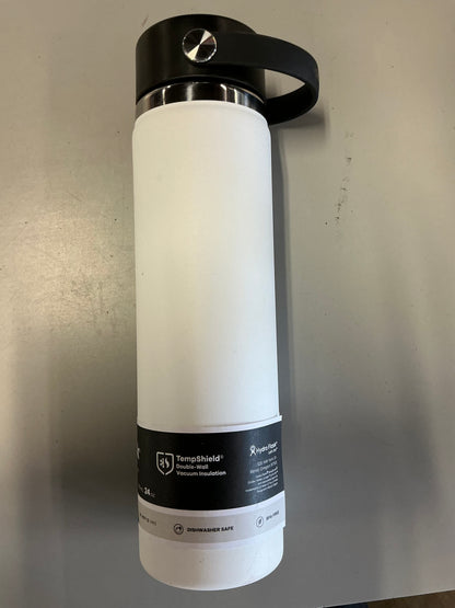 Hydro Flask - 24 oz Wide Mouth Water Bottle with Flex Straw Cap - Minor Cosmetic Damage - May Be Missing Packaging (see pictures)