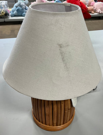 THRIFTY 70 - Woven Table Lamp - Threshold™ designed with Studio McGee - Out of Box - Damage from Shipping (see pictures) - FINAL SALE- NO RETURNS - AS IS- FOR PICKUP ONLY