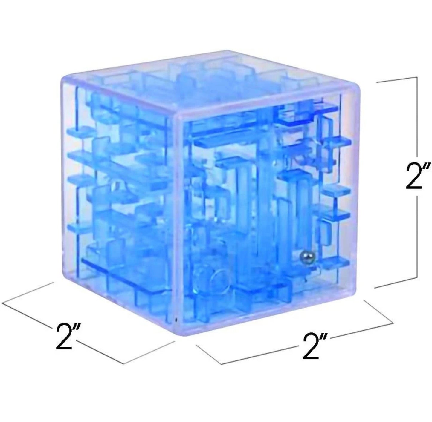 Gamie Brainy Maze Puzzle Cube Game, Set of 3, Maze Cube Puzzles