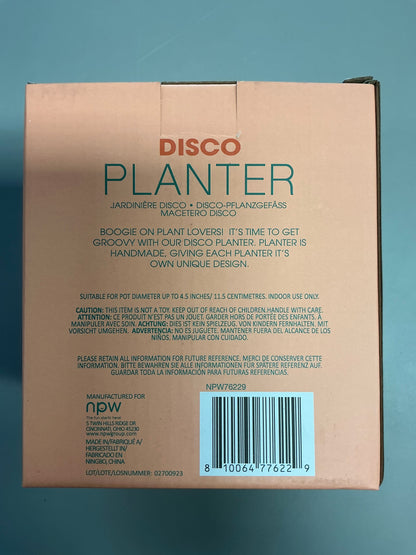NPW - Magnetic Disco Planter - 4.5” wide