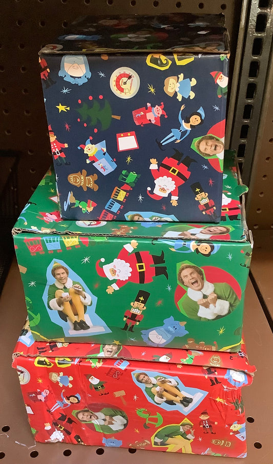 SIZE 6-12 CHRISTMAS SOCK TOWER-ELF